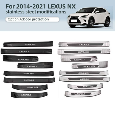 Lexus NX200/200T/300H (14-21-ci modellər) üçün paslanmayan polad qapı kandarı
