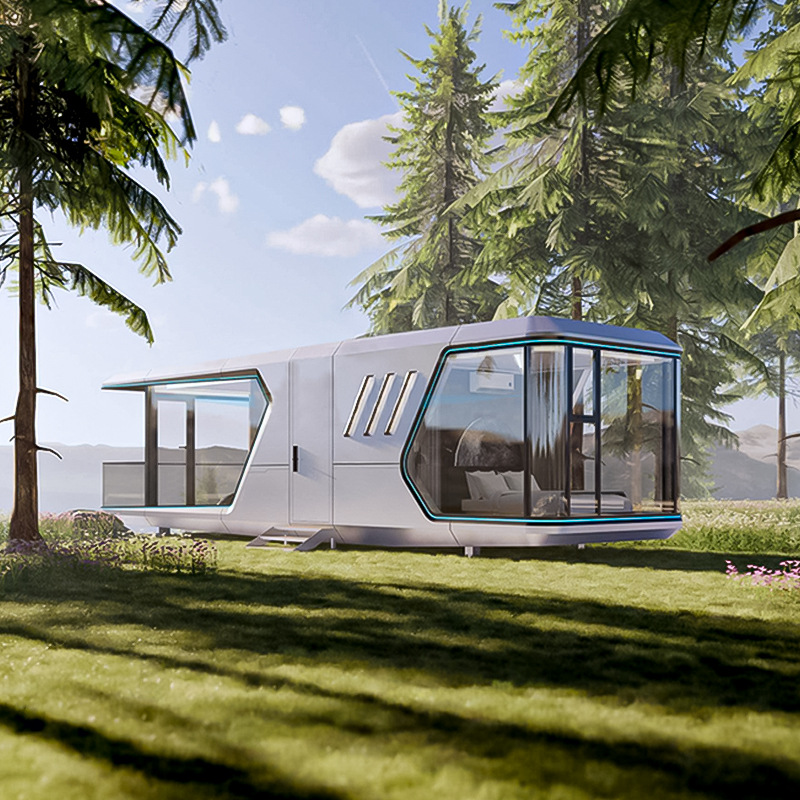 Rongjie Space Capsule Habitación móvil Casa de familia al aire libre Habitación de actividades Casa de familia Contenedor Casa integrada Fabricante de almacén de Apple