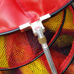 批發尼龍線加厚塗膠魚護 大力馬編織漁戶網兜 垂釣用品黑坑漁具