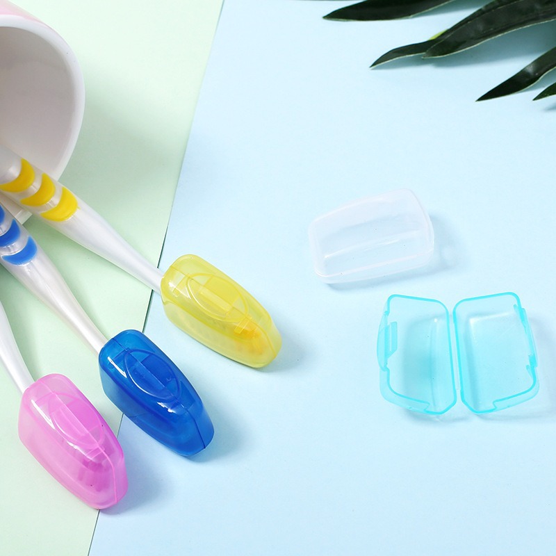 14Y artículos de viaje cubierta de cepillo de dientes caja de cepillo de dientes 5 cubierta de cepillo de dientes cubierta de cepillo de dientes protector de cepillo de dientes plástico