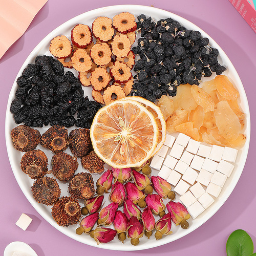 Tian Ming Liang Cao Black Goji Berry Mulberry Rose Li Yan Tea Same Version Doukuang Community Pdd Distribution Agency