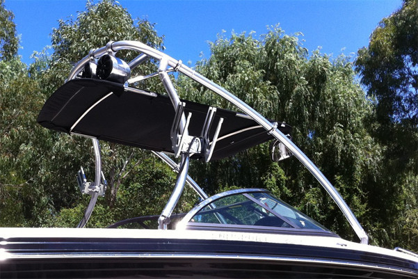 游艇船舶冲浪滑水塔顶棚遮阳篷1580V版黑色O-TB4-1580V