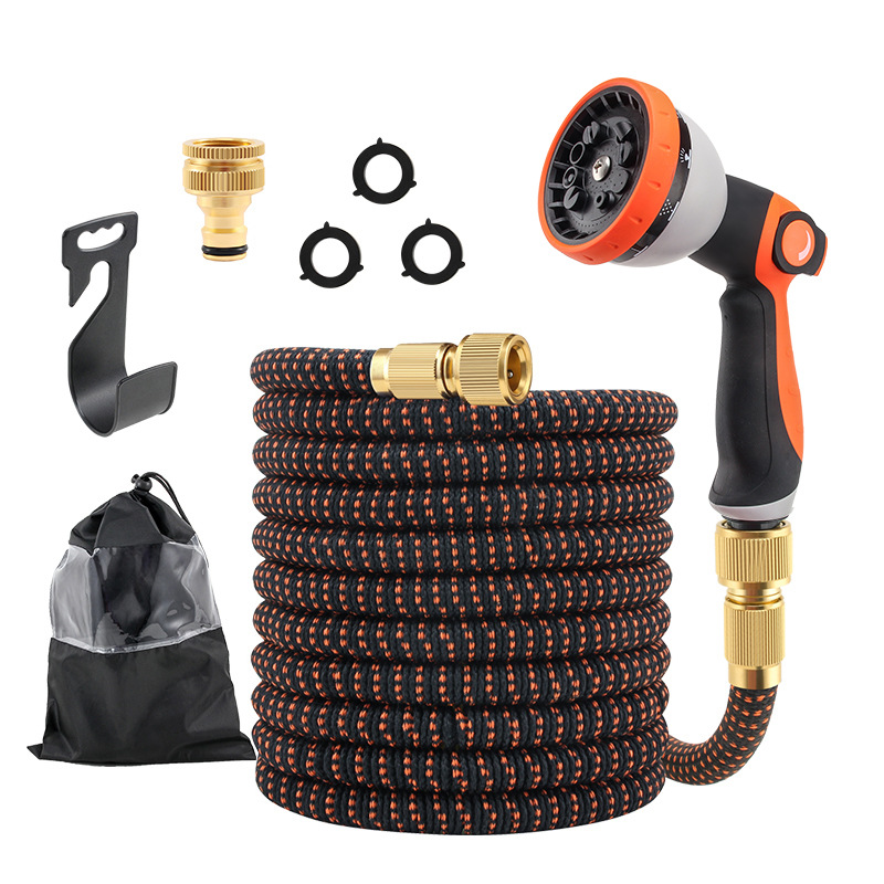 Extendable Water Hose For Garden High Pressure Car Wash Gun Household Sprayer Flower Watering Magic Hose For Gardening And Landscaping_voghion.com