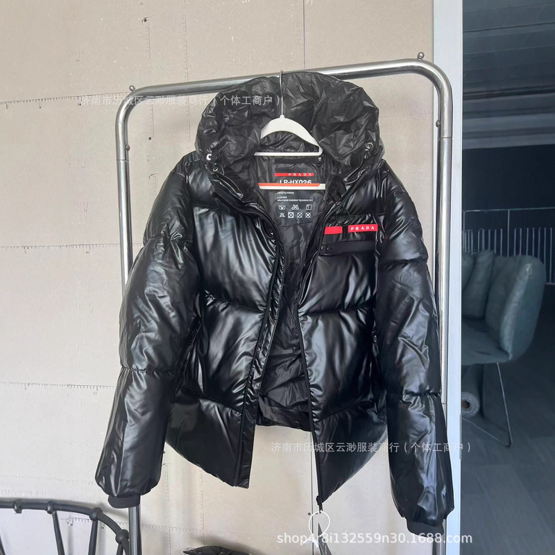 Autumn and Winter New Fashion Badge Letter Trendy Personality Filled Full Thickened Warm Hooded down Jacket