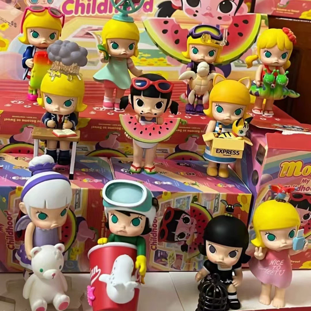 POPMART Pop Mart MOLLY, серия «Моё детство», фигурка в слепом боксе, модные игрушки, подарки