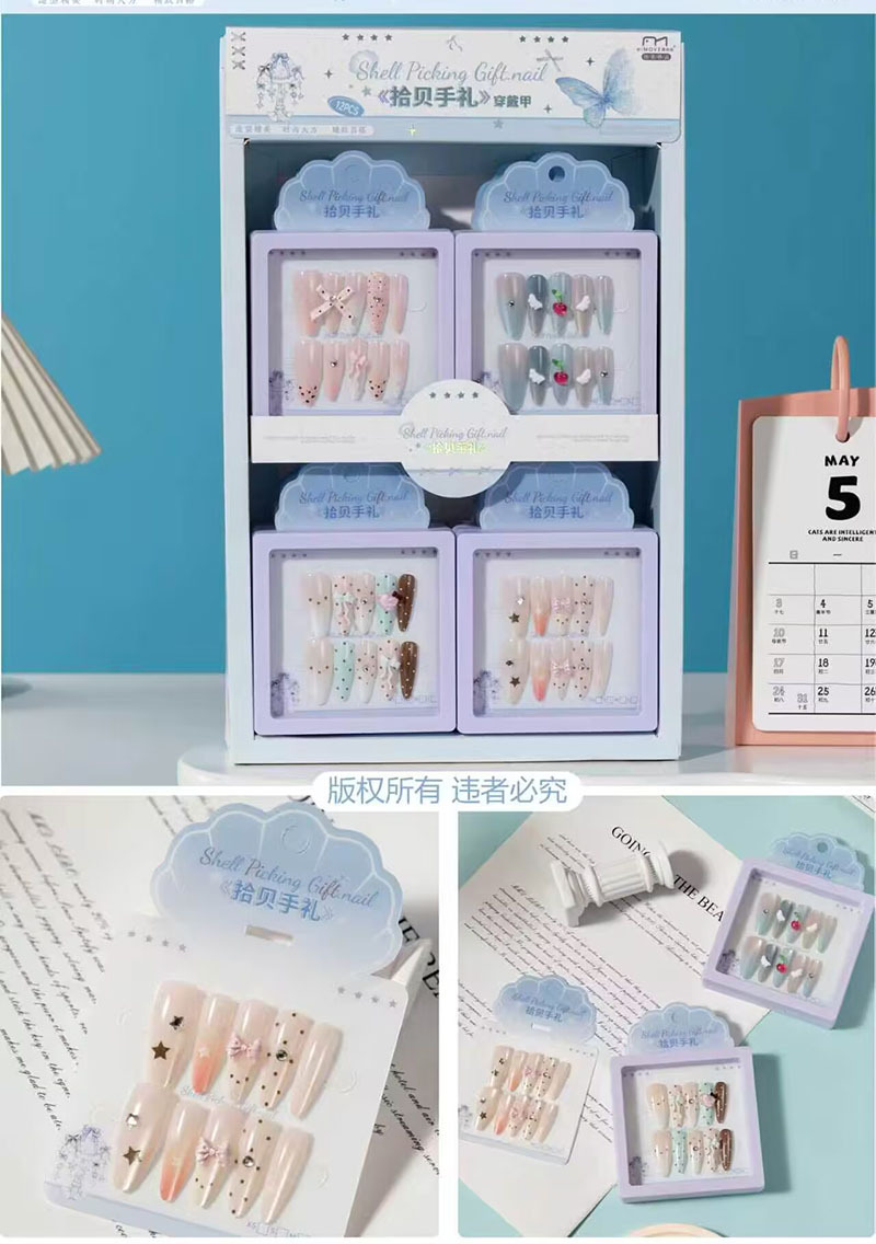 Estampado de ojos de gato con armadura, pegatinas de uñas con gelatina, dibujos animados de estudiantes lindos, desmontables, ponis con armadura image 116