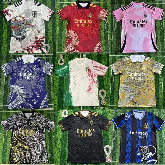 2425 Real Madrid Special Edition Italy Special Edition Japan Special Edition Short Sleeve Printed Football Jersey Cross-Border Foreign Trade