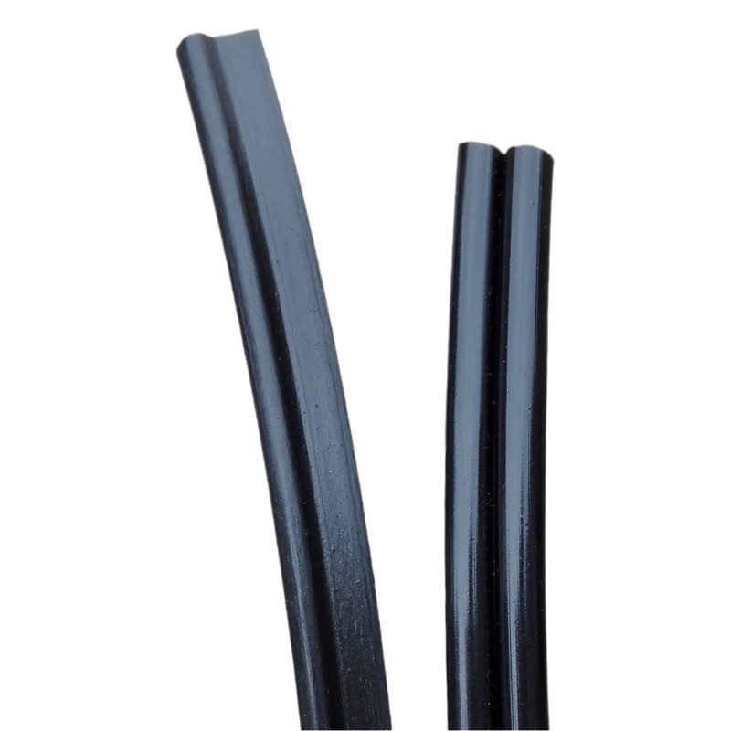 Пластиковая костная полоса pe Встроенная полоса краевая полоса ракетка для бадминтона боковой аутсорсинг формирование черно-белая Т-образная костная полоса прямые продажи с фабрики