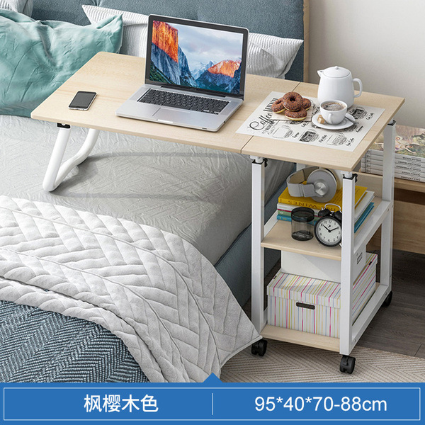 Move the bedside notebook lazy table desk simple home student bed on…