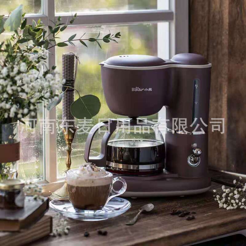 Bear Bear Coffee Machine KFJ-A06Q1/K1 American Household 600ml Drip Tea Maker Teapot Bear Bear Coffee Machine KFJ-A06Q1/K1 American Household 600ml Drip Tea Maker Teapot