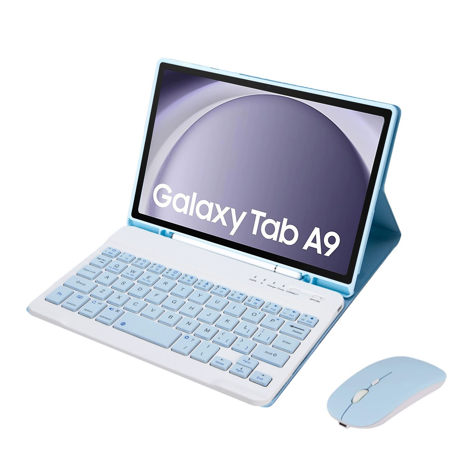 Keyboard Case (Samsung) — Compatible with Tab A9 / A9 Plus / S Series, Bluetooth detachable keyboard