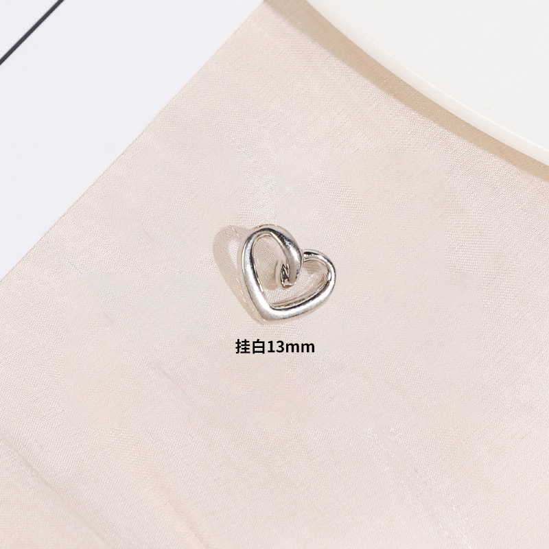 매달린 흰색*13mm*사랑*빈 사랑