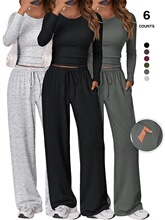 D 51950 Round Neck Knit Top Set ��֯������װ �羳ŷ��