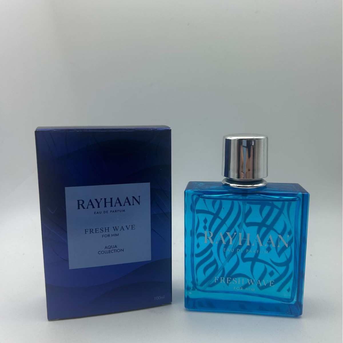 Cross-Border Popular Product Rayhaan Men's and Women's Perfume 100ml Long-Lasting Fragrance Light Blue