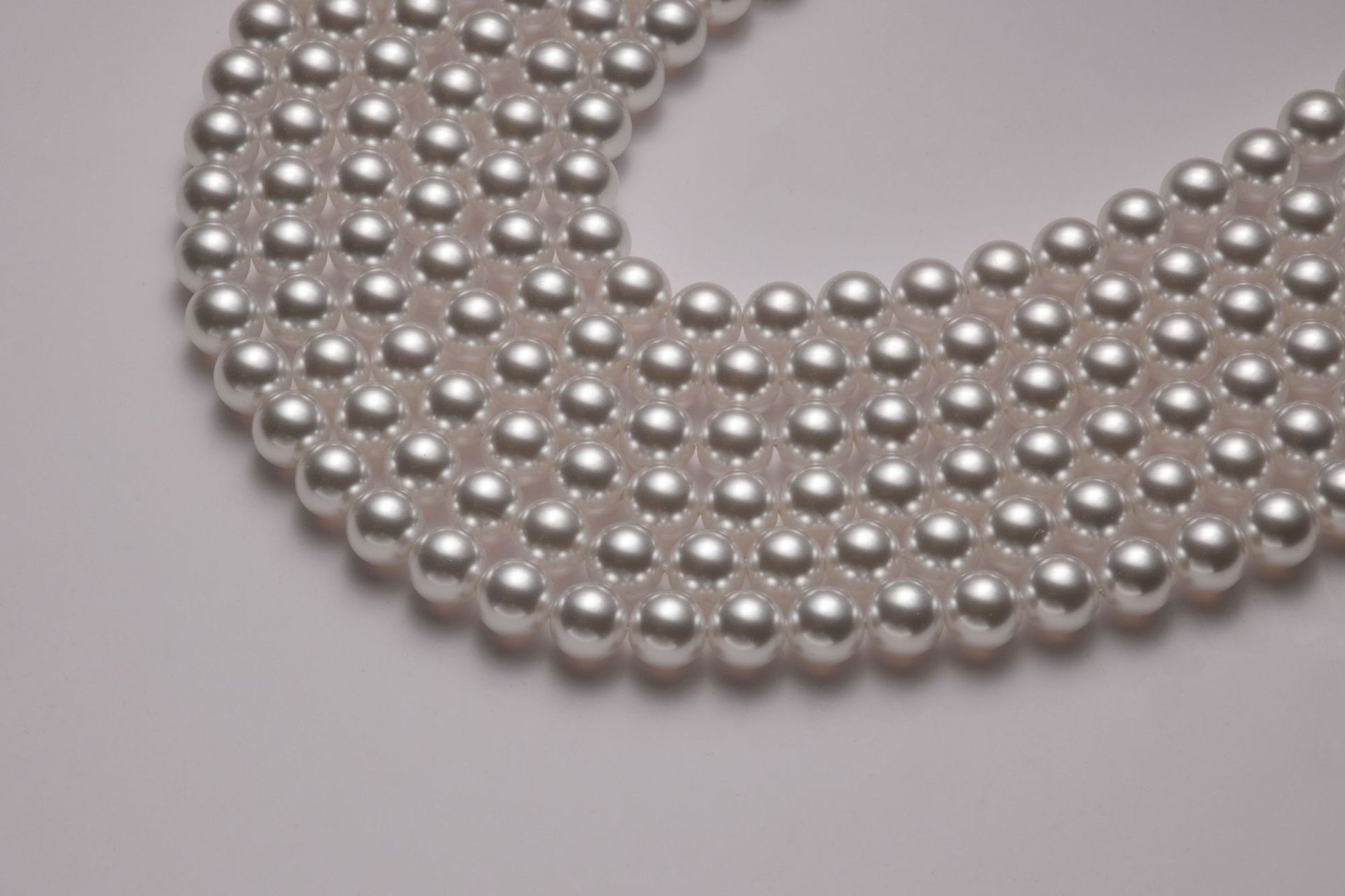  620#650#色直孔玻璃珍珠手链项链