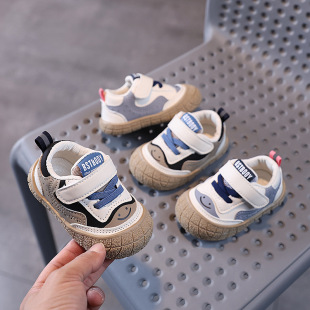 2025 spring new baby toddler shoes anti-kick soft bottom male and female functional shoes newborn baby sneaker wholesale