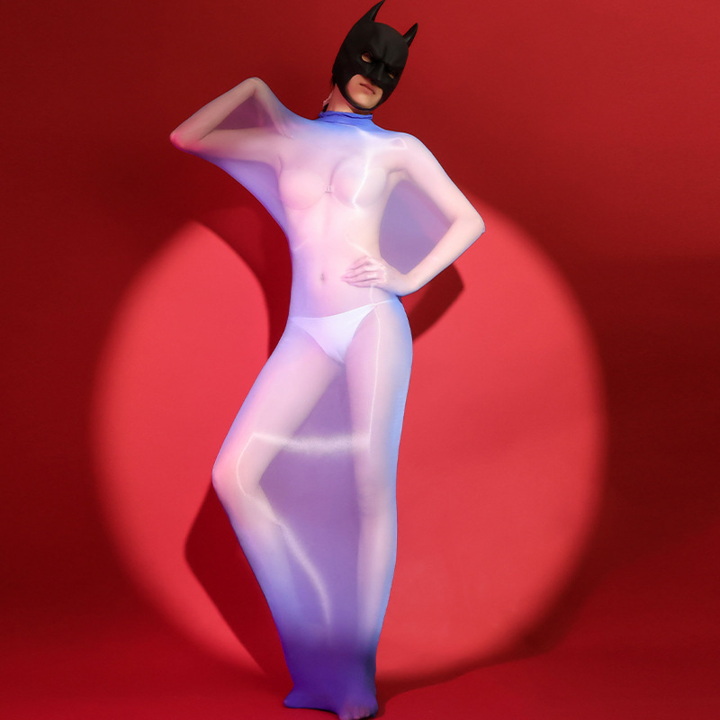 912 Oil Bright Ultra-thin 8D Mirror Reflective Perspective Sex Sleeping Bag Couple's Whole Body Wrap Seamless Horse Oil Socks Sleeping Bag