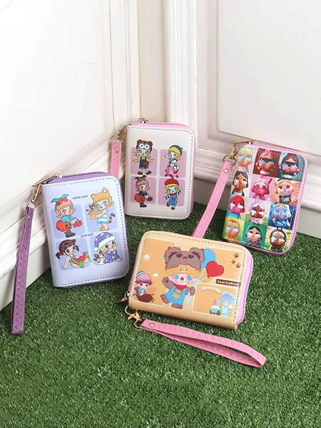 Cartoon Kidsren's Molly Crybaby Hirono Dimoo Skullpanda Satchel Coin Purse