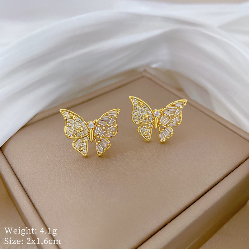 Set collana e orecchini farfalla gioielli stile elegante_voghion.com
