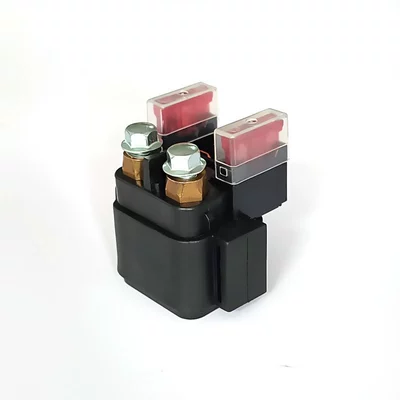 Motorcycle start Relay — Power supply, ignition system accessories - transverse-insert-rubber-10a-screw