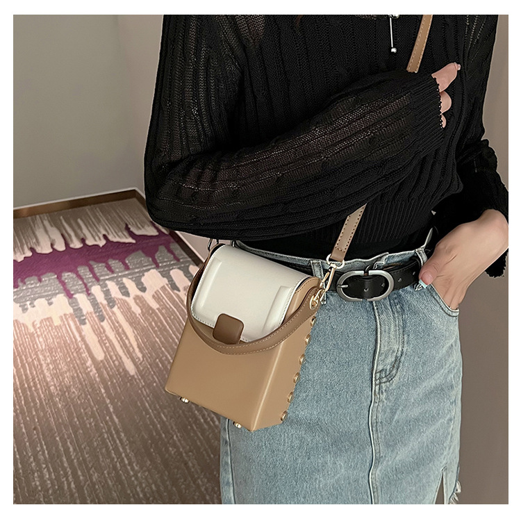 Borsa a tracolla donna quadrata alla moda elegante e versatile_voghion.com