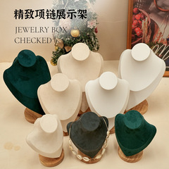 项链展示架人像脖子珠宝首饰托盘摆摊架子饰品拍照道具项链模特
