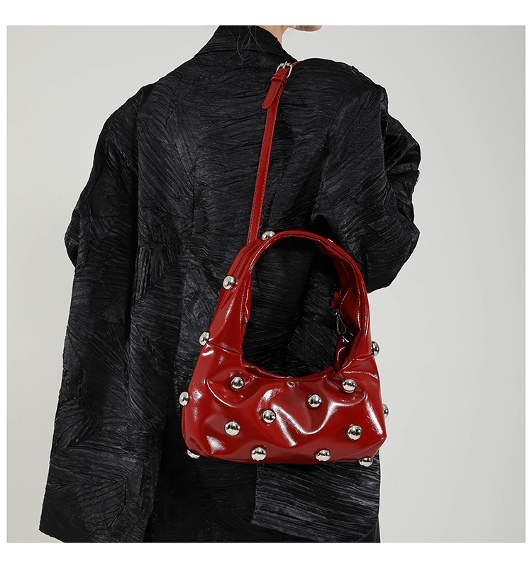 225g Weight Polyester Lining Material Zipper Closure Type Single Shoulder Strap Strap Type Handbag Bags Type Daily, Street, Shopping Occasion Pu Leather Material Solid Color Pattern All Seasons Season Women's Gender Elegant, Streetwear Style Square Shape Medium Size Women's Medium Pu Leather Solid Color Elegant Streetwear  Square Zipper Handbag 2