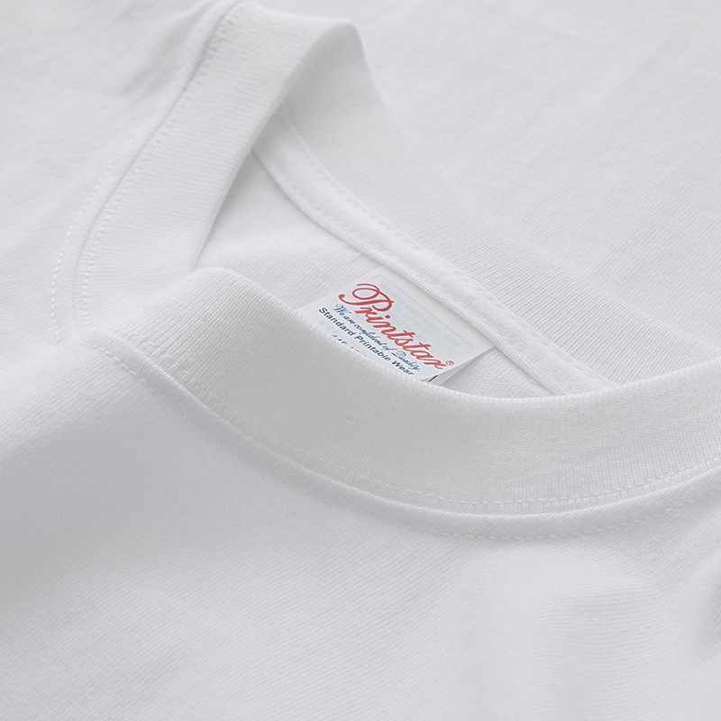 Printstar/producto tiempo pesado camiseta 250g 0148 japonés puro algodón par manga corta aguja de dos piezas camiseta AF