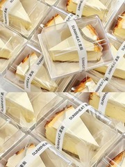 Internet-famous 8-inch cake cutting box, cake roll box, quilt roll towel roll, 6-inch mousse cake packaging box