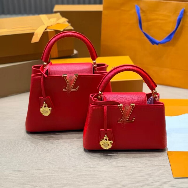 New Style Luxury Lady's Bag with Metal Chain, High-End Fashion Versatile Genuine Leather Handbag, Shoulder Bag, Crossbody Bag, Hand-Carry Bag New Style Luxury Lady's Bag with Metal Chain, High-End Fashion Versatile Genuine Leather Handbag, Shoulder Bag, Crossbody Bag, Hand-Carry Bag