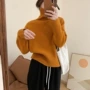 套头高领秋冬季宽松毛衣