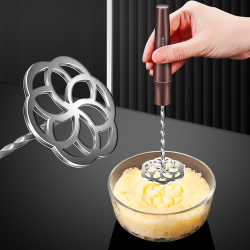 Cross-border 316L stainless steel potato press household kitchen potato masher multi-purpose baby food supplement masher