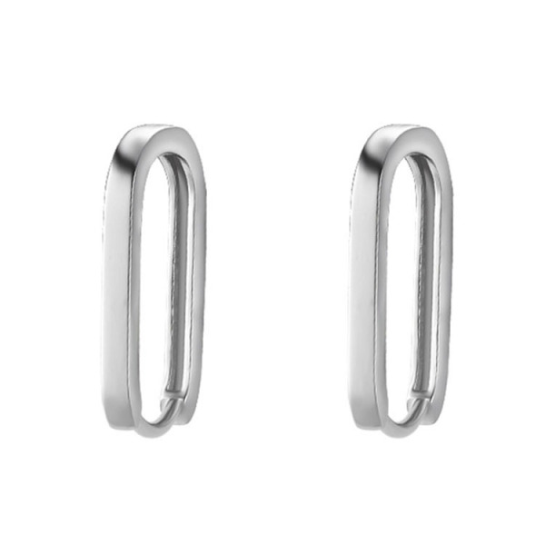 Square elegant fashionable earrings