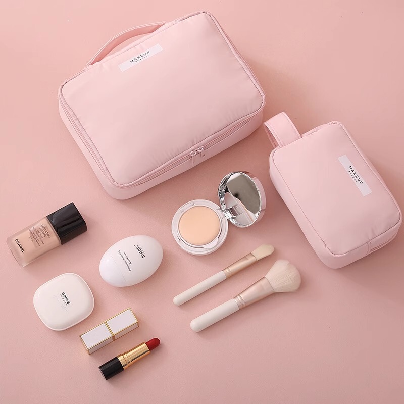 化粧品バッグ女性のポータブル旅行化粧品収納袋インスタイル防水女の子化粧品袋インターネット有名人のトイレタリーバッグ|undefined