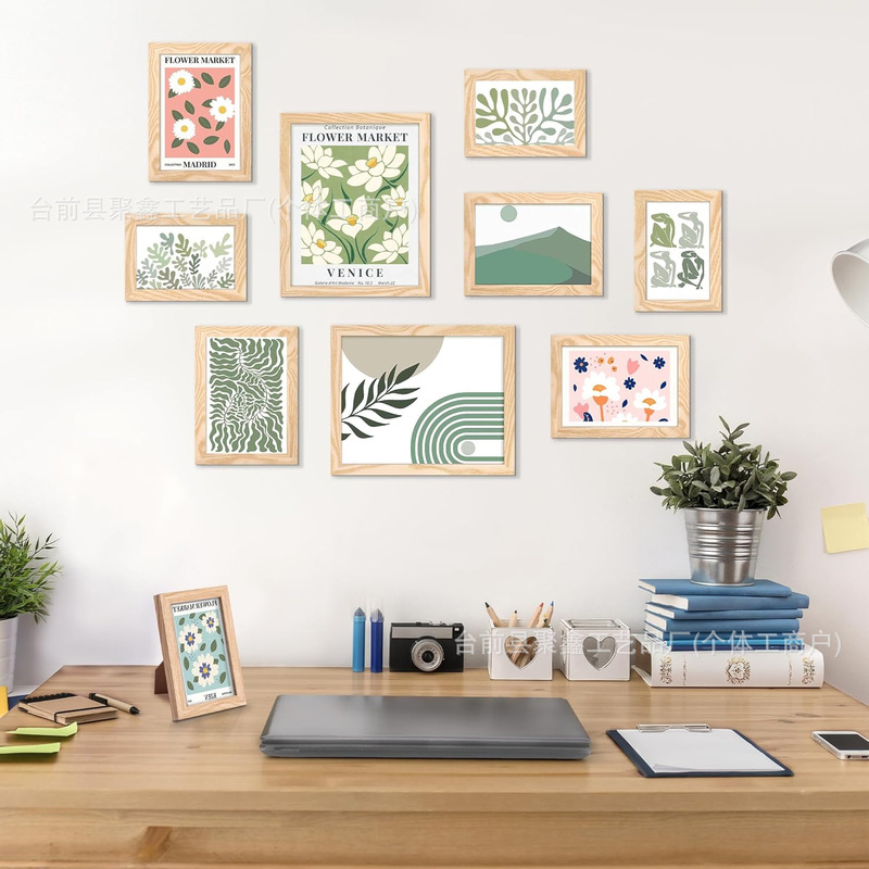 Cross-Border Photo Frame Collage Wall Decoration Exhibition Hall Photo Frame Family Photo Gallery Frame Set in Various Sizes Cross-Border Photo Frame Collage Wall Decoration Exhibition Hall Photo Frame Family Photo Gallery Frame Set in Various Sizes