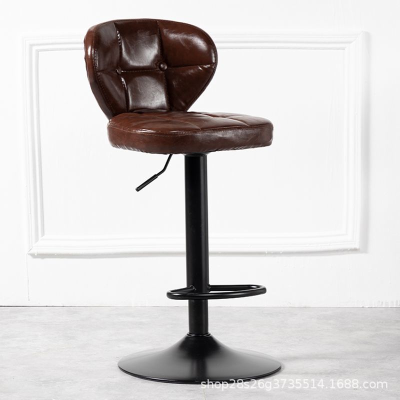 Sillas de bar elevables taburetes altos sillas giratorias caseras modernas minimalistas bar bar de recepción barbería comercial