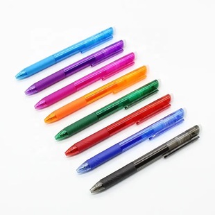 Cross-border temperature-controlled erasable pen multi-color signature pen twisting friction easy-to-erase gel pen color friction erasable water-based pen wholesale