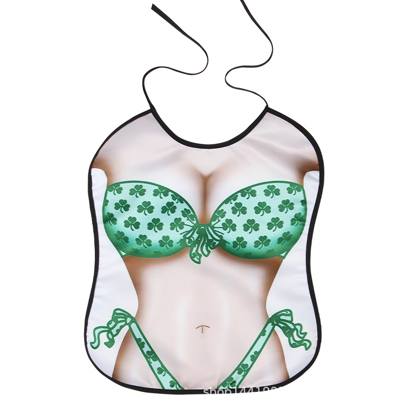 Fabricante en stock suministro adulto babero personalidad creativa divertido Reunión Anual partido spoof props olla caliente tienda invitado