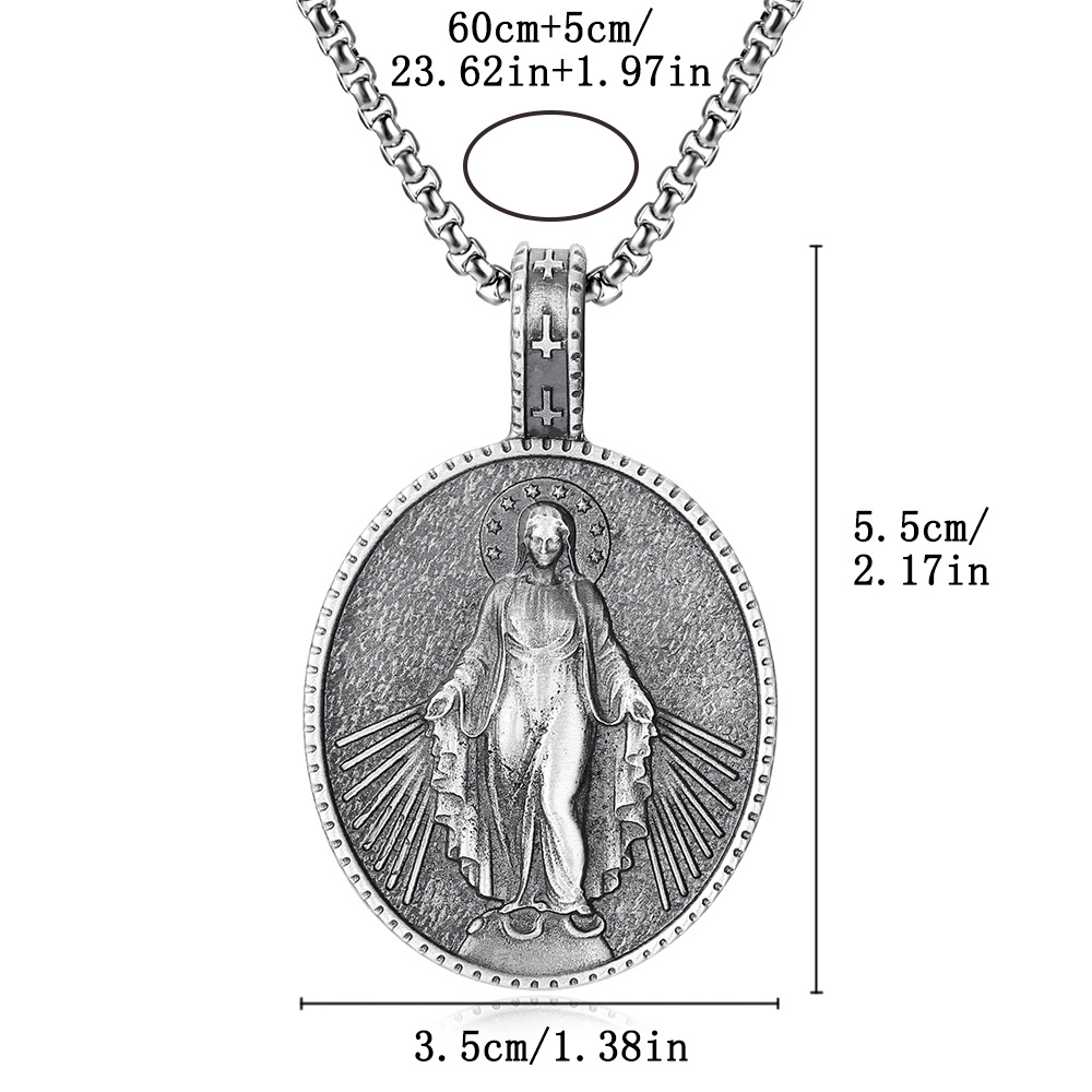 Retro Pendant Necklace Image 2