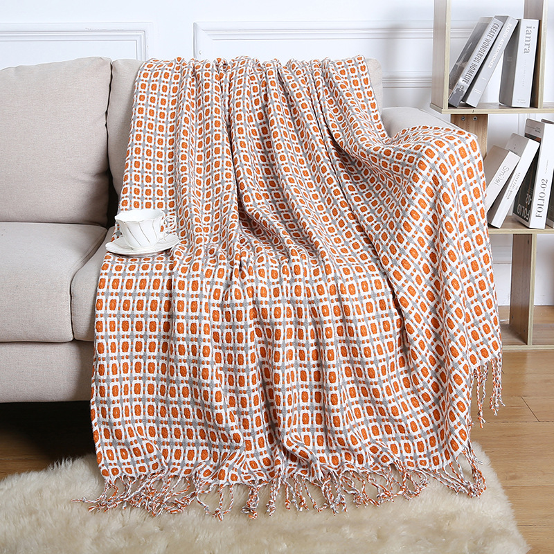 Knitted sofa all-season