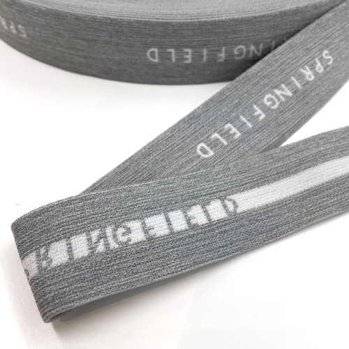 Apparel Underwear Underpant Specialized Embroidered Elastic Waistband Panty Label Elastic Band Flowered Polyester Spandex Logo Elastic Band