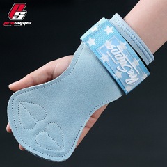 PROSUPPS Heartbeat Fitness Deadlift Assistance Strap Cowhide Palm Guard for Men and Women, Haydel Strength Gym Equipment Wrist Straps