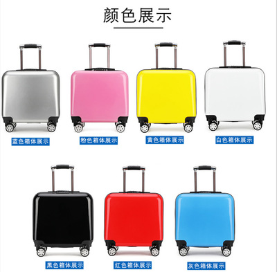 Manet children Draw bar box customized logo Patterned boarding box 20 Child Gift Box Customized student suitcase