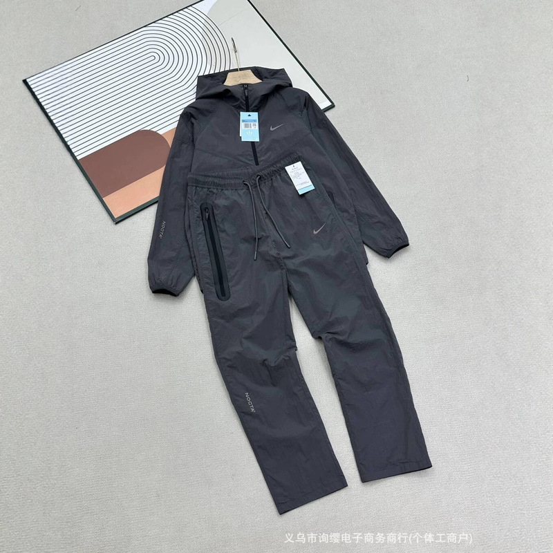 26Ss Spring and Autumn Nk Collaboration Nocta Overseas Men's Woven Suit Casual Sportswear Cross-Border Couple's Style