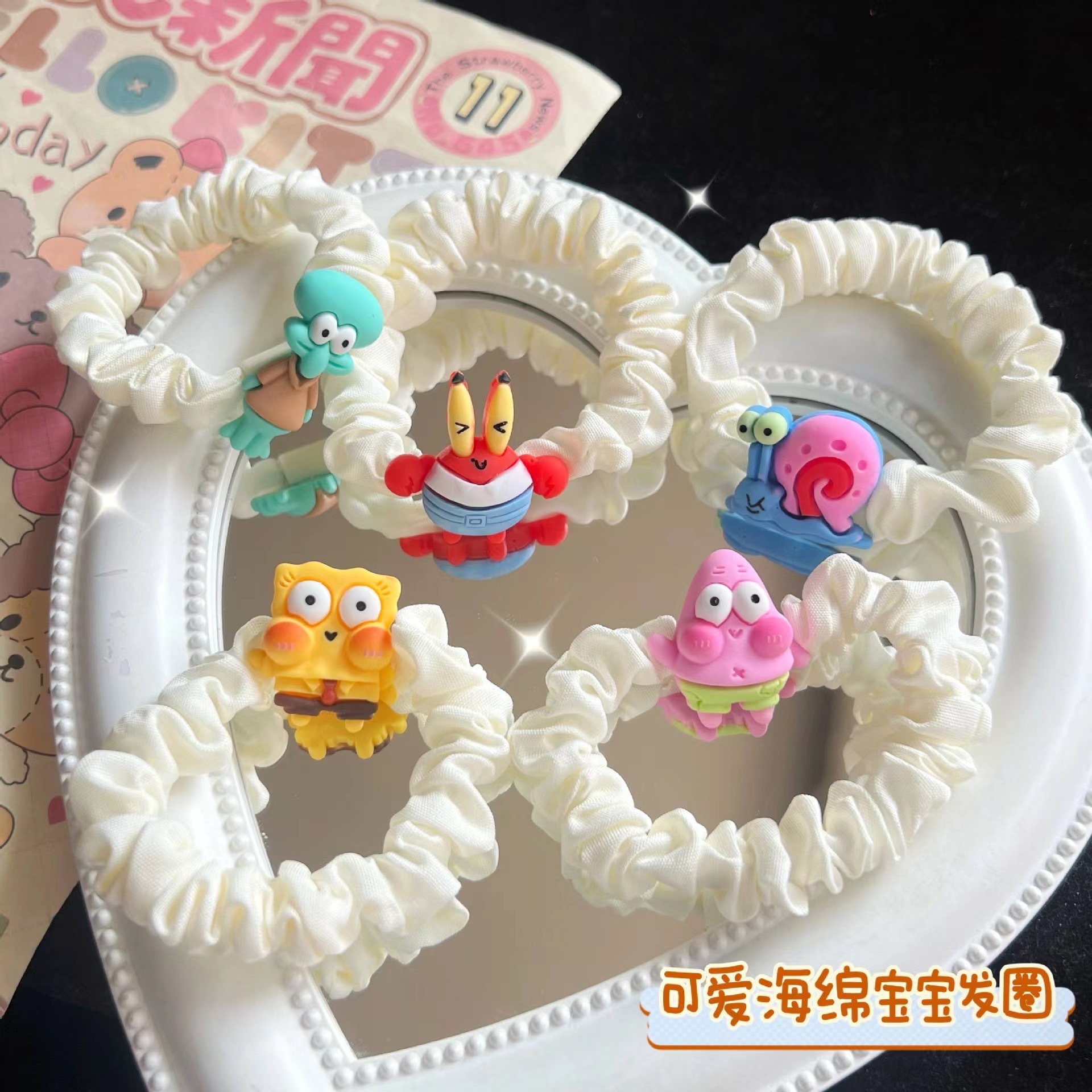 머리끈 5종 '혼합머리'