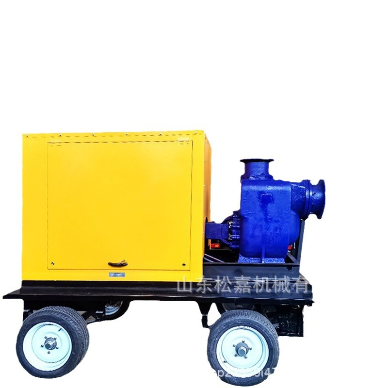 ingeniería móvil rescate drenaje de emergencia bomba de bombeo de riego resistente a la sequía bomba de drenaje de gran flujo de drenaje de drenaje de drenaje de emergencia