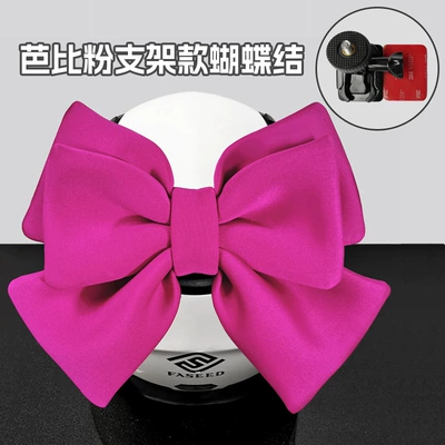 Motosiklet dəbilqələri | Decoration, Cycling, Bicycle, Ski - one-size-fits-all-barbie-pink-double-layer-luxury-bow-gopro-stand