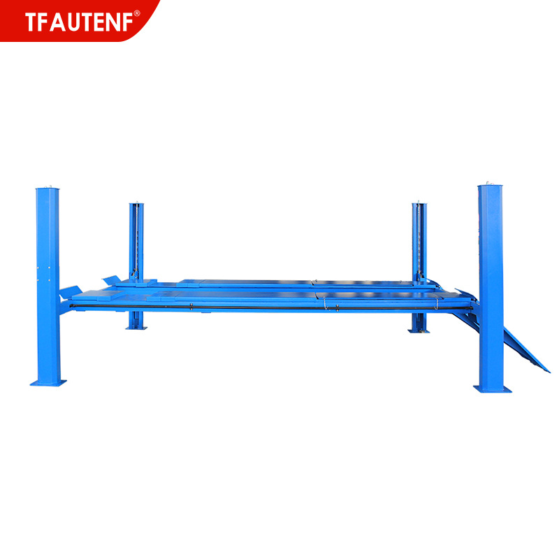 Elevador de cuatro columnas del coche Posicionamiento de cuatro ruedas Elevador de cuatro columnas Taller de 4S Elevador de mantenimiento de automóviles