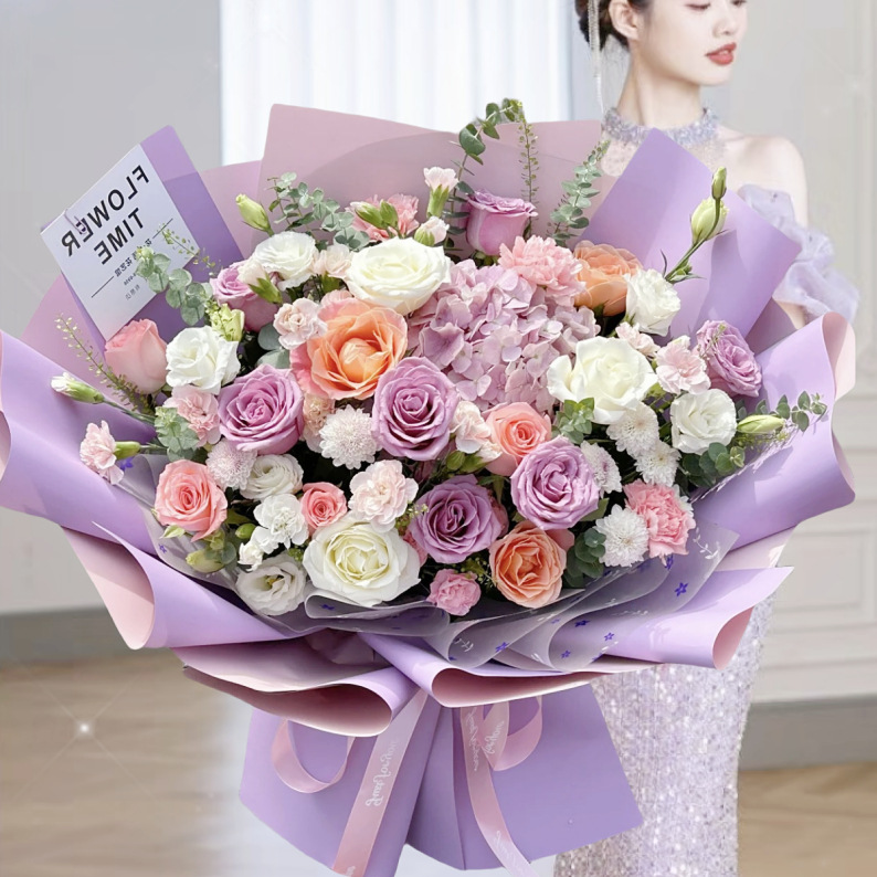 [생일추천] 수국과 장미의 믹스부케