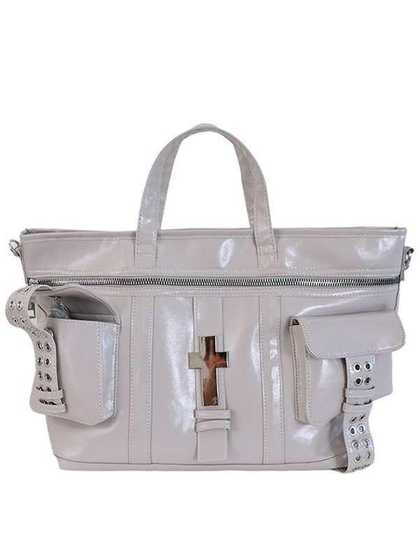Bolso de mujer de gran capacidad de lujo ligero de hombro mochila de alto nivel de moda retro versátil Maillard bolso de mano